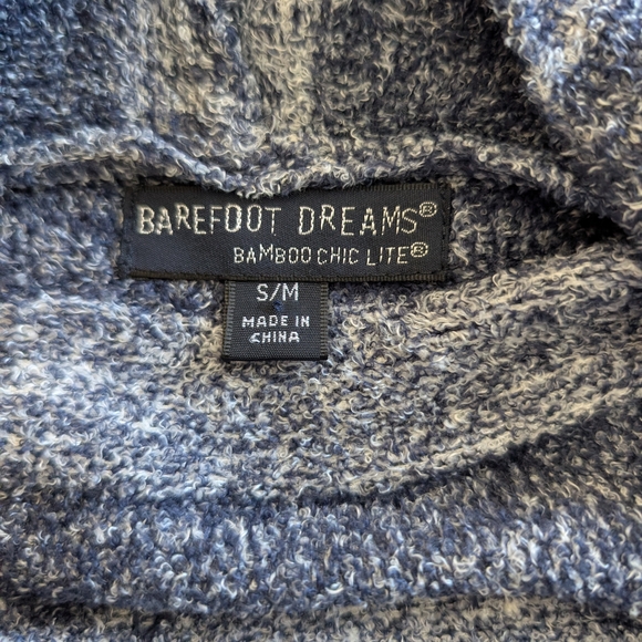 Barefoot Dreams Womens Medium Cardigan Blue Gray Cozy Loungewear Sleepwear - Picture 6 of 7